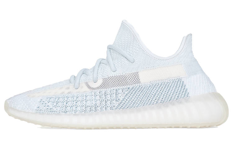 Adidas Originals Yeezy Boost 350 V2 Ice Blue 'Cloud White' Mesh Low top Casual Shoes Unisex