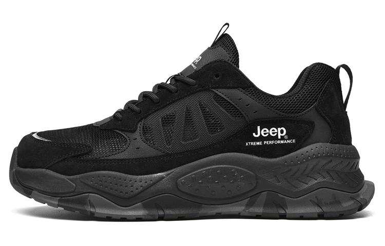 Jeep Low Top Casual Shoes Men's Black