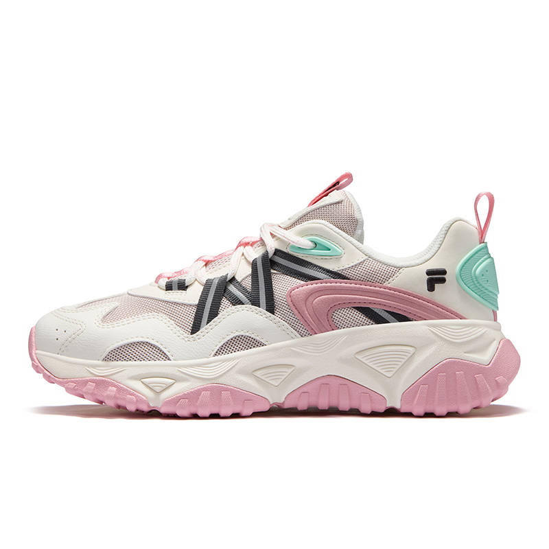 FILA FUSION FREEROAM Wander Shoes Textile, Synthetic Leather Low top Casual Shoes Women's Powder Snow White