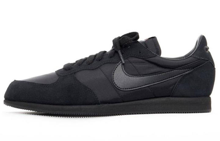 Nike Comme Des Garcons x Nike Black Eagle 'Triple Black' Textile, Leather Cushioning Slip Resistant Abrasion Resistant