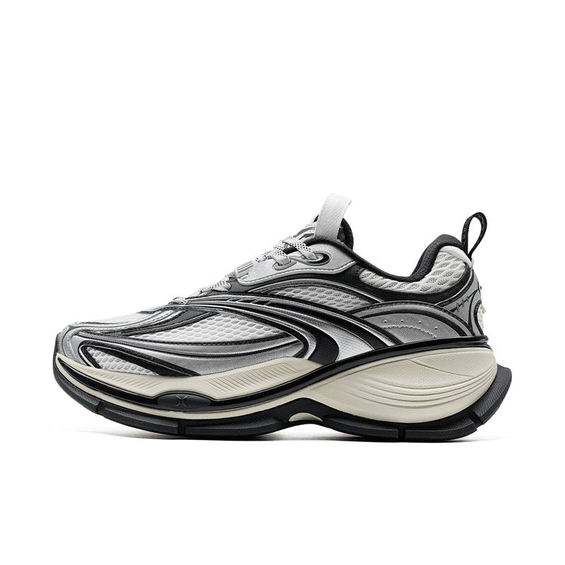 XTEP XTEP Basque 2 Low top Casual Shoes Men's White Black Gray