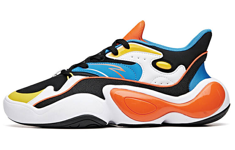 ANTA Casual Shoes Men's Low Top Orange White Black