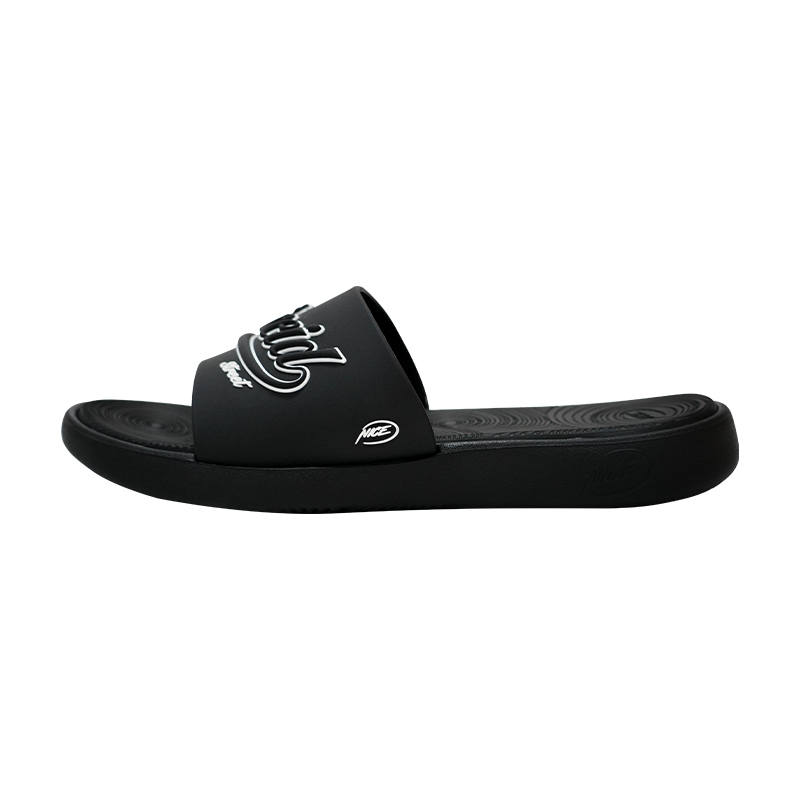 NICEID Slip Resistant Abrasion Resistant Slip Resistant Abrasion Resistant Slide Slippers Unisex Black