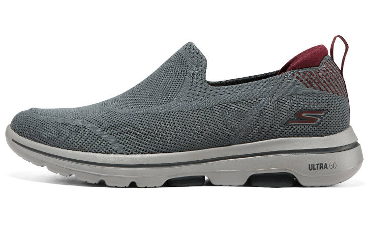 Skechers Go Walk 5 'Charcoal Red'