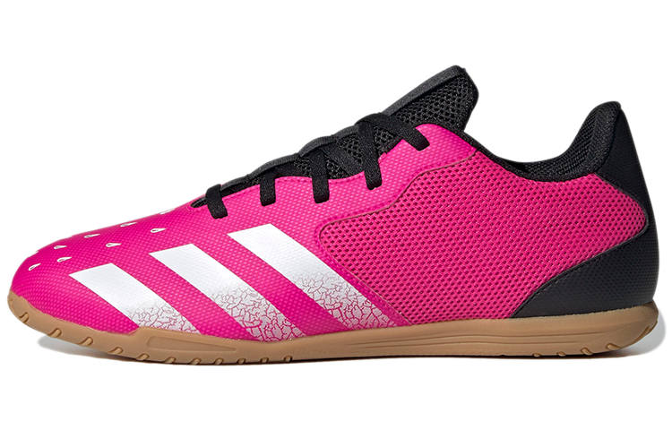 Adidas Adidas Predator Freak.4 Trendy IC/in Indoor Abrasion Resistant Soccer Shoes Men's Rose Red