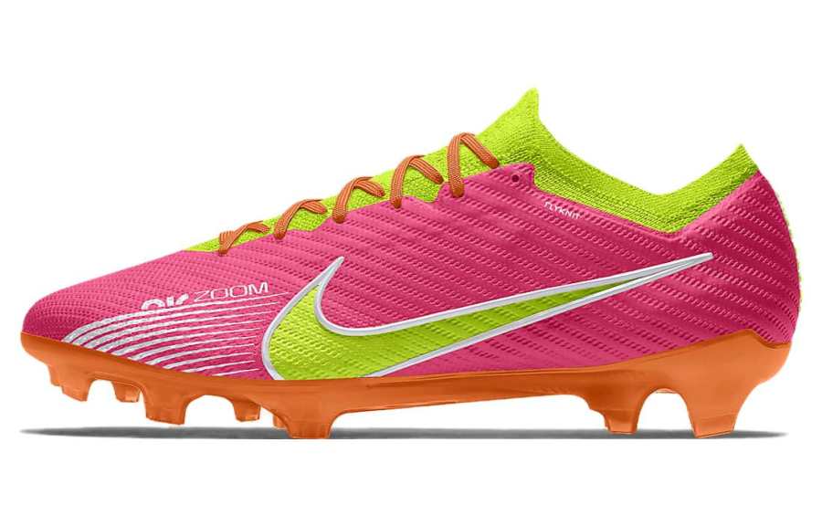Nike Nike Mercurial Vapor 15 Elite Slip Resistant Abrasion Resistant Cushioning, Wear Resistant Soccer Shoes Unisex Pink