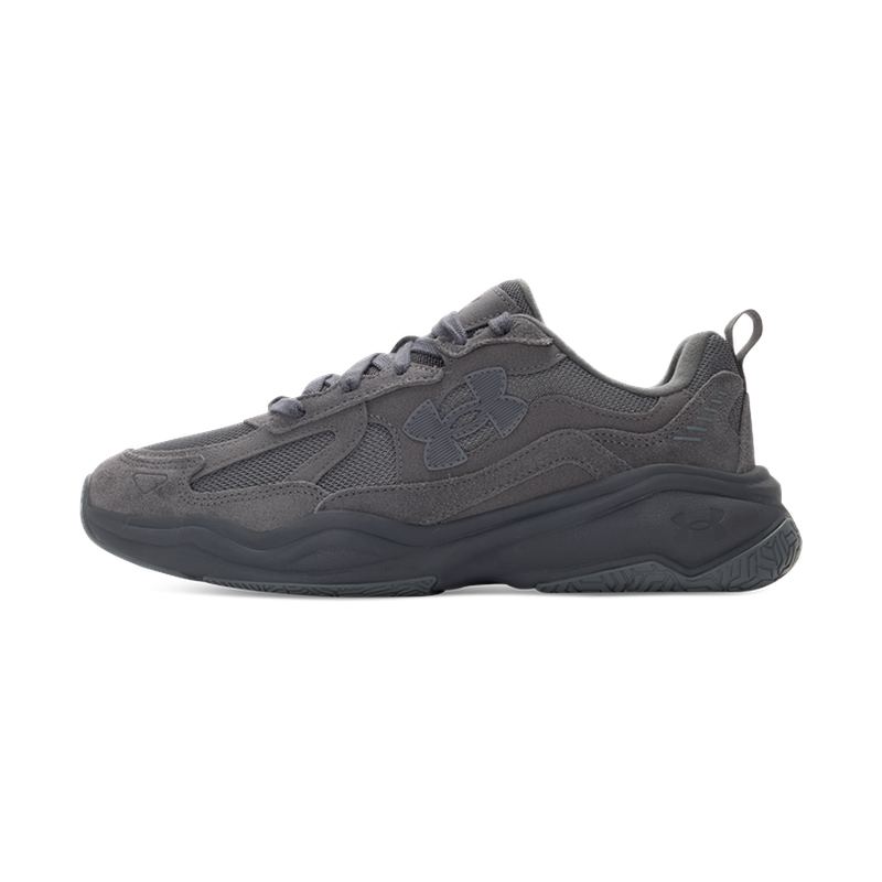 Under Armour Sports Life Collection Cushioning, Wear Resistant Low top Casual Shoes Unisex Dark Gray