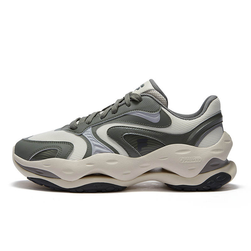 FILA FUSION Cheese Low top Casual Shoes Men's Gray Green