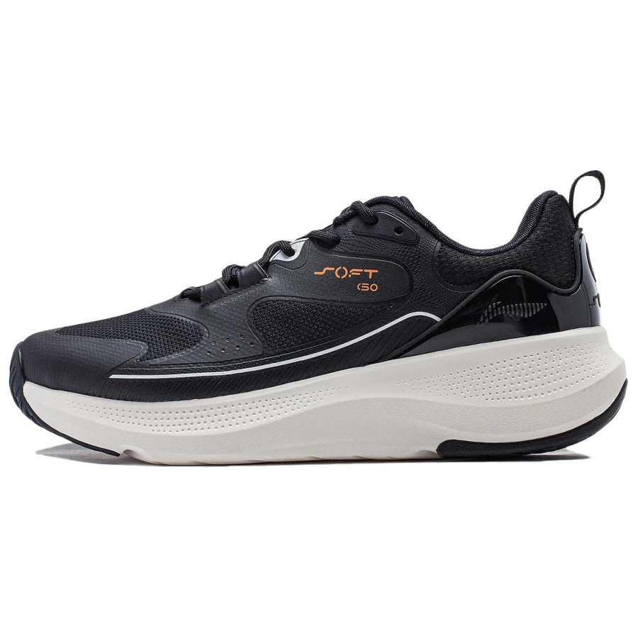 Li-Ning Li Ning Soft Element Cushioning Slip Resistant Abrasion Resistant Lightweight Casual Shoes Men's Black