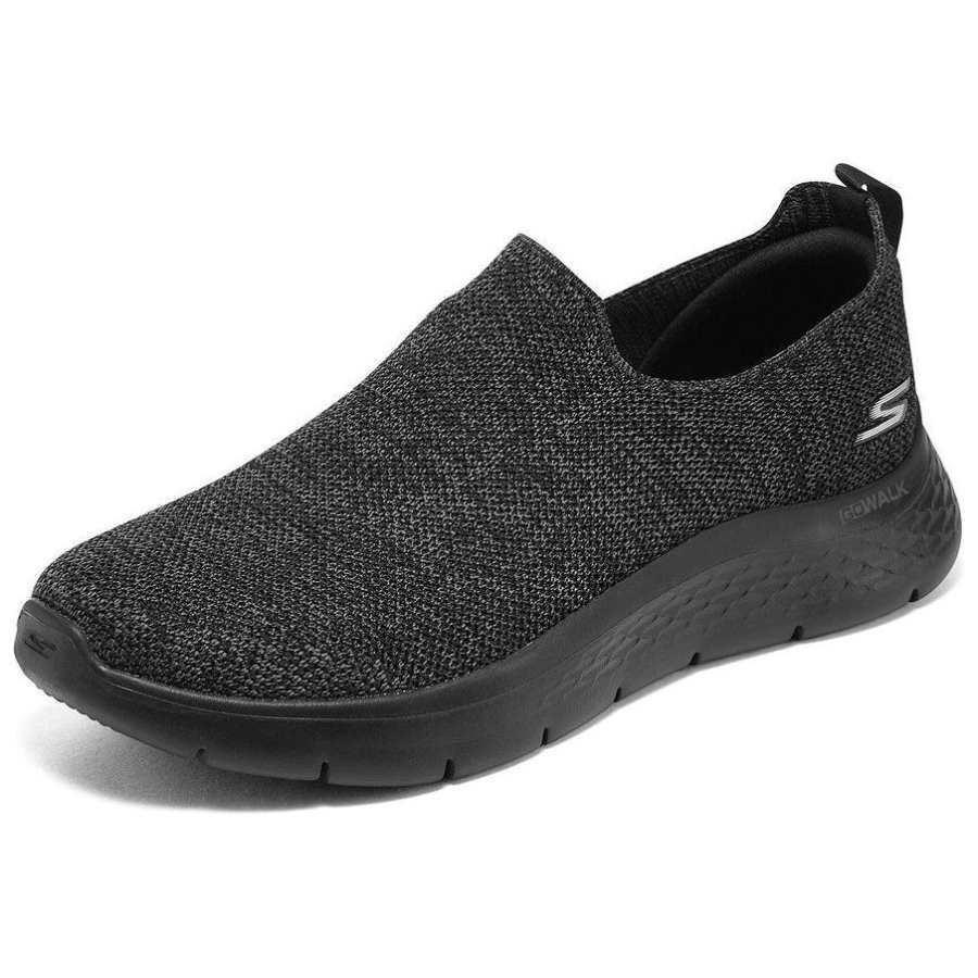 Skechers Go Walk Fle Mesh, Textile Low top Casual Shoes Men's Black