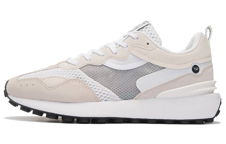 Li-Ning Li Ning Fangyuan Classic Textile, Synthetic Leather Cushioning Slip Resistant Abrasion Resistant