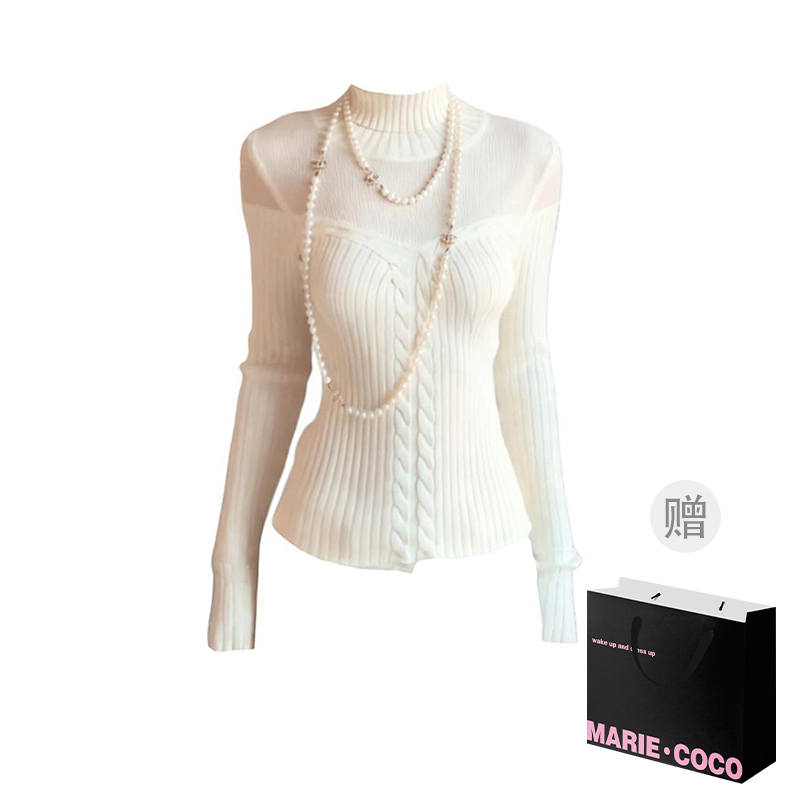 MARIE·COCO Knitwear Women's Knitwear Half Turtleneck Moderate A Line