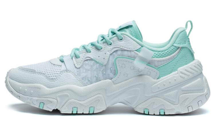 Li-Ning Li Ning New Tou 3.0 Slip Resistant Abrasion Resistant Low top Sports Casual Shoes Women's White Green