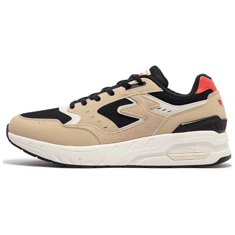 361° Cushioning Slip Resistant Low top Casual Shoes Men's Black Beige