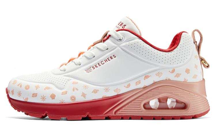 Skechers Tres Air Uno Synthetic Leather Cushioning Abrasion Resistant Coverage Support