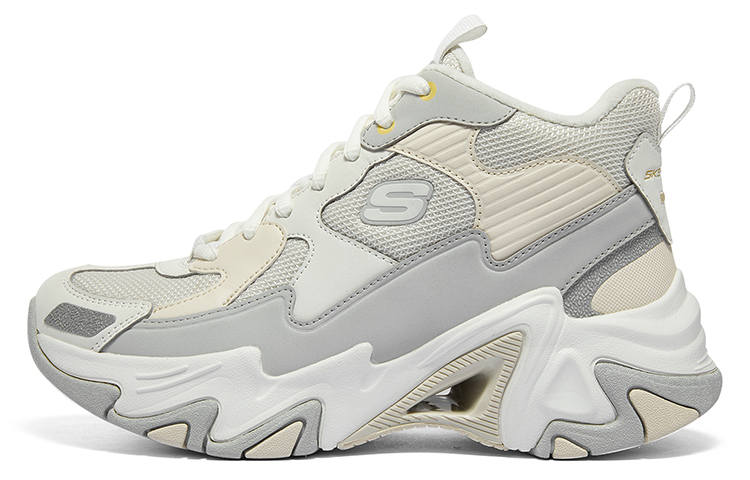 Skechers HighTop Versatile Comfort ShockAbsorbent Shoes 'Beige Grey' Women's
