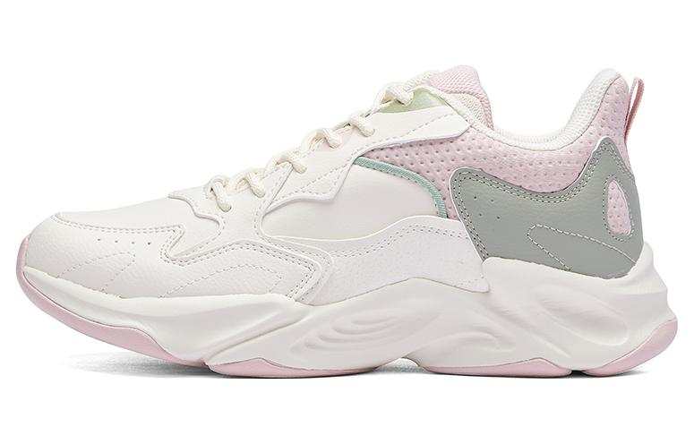 361° Slip Resistant Abrasion Resistant Low top Sports Casual Shoes Women's White Pink