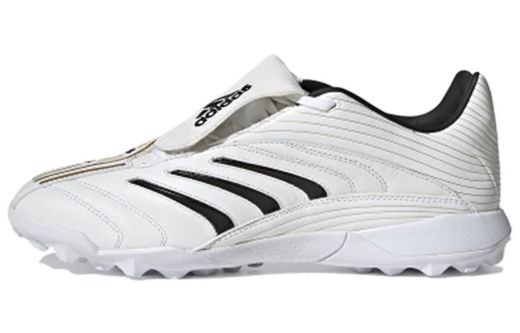 Adidas Adidas Predator TF Turf Abrasion Resistant Abrasion Resistant Soccer Shoes Men's White Black