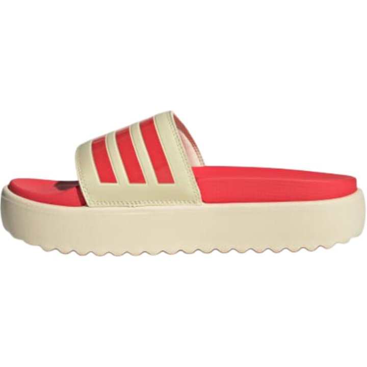 Adidas Adidas Wmns Adilette Platform Slide 'Warm Vanilla Semi Lucid Red' Women's