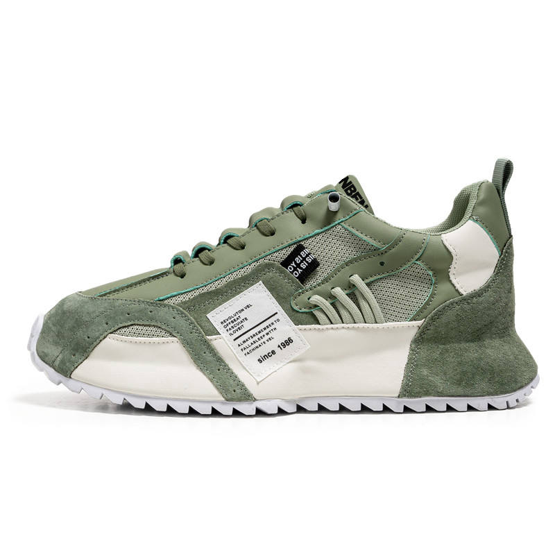 RENBEN Slip Resistant, Abrasion Resistant, Breathable Low top Casual Shoes Men's Green