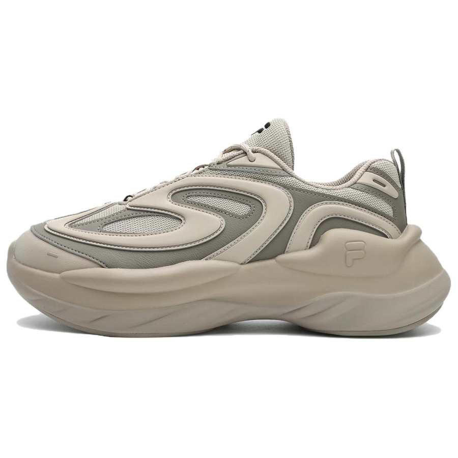 FILA FUSION BUZZARD Meteorite Shoes Versatile Comfortable Fleece Lined Low top Casual Shoes Men's Brown