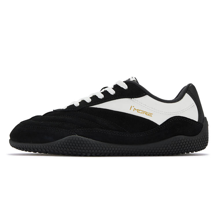 361° Flat Abrasion Resistant Breathable Low top Casual Shoes Women's Black White