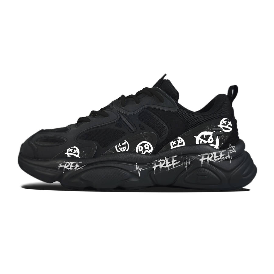 FILA Mars 2 Skeleton Ink Low top Casual Shoes Men's Black