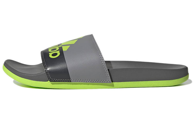 Adidas Adidas Adilette Comfort Slide 'Grey Semi Solar Slime'