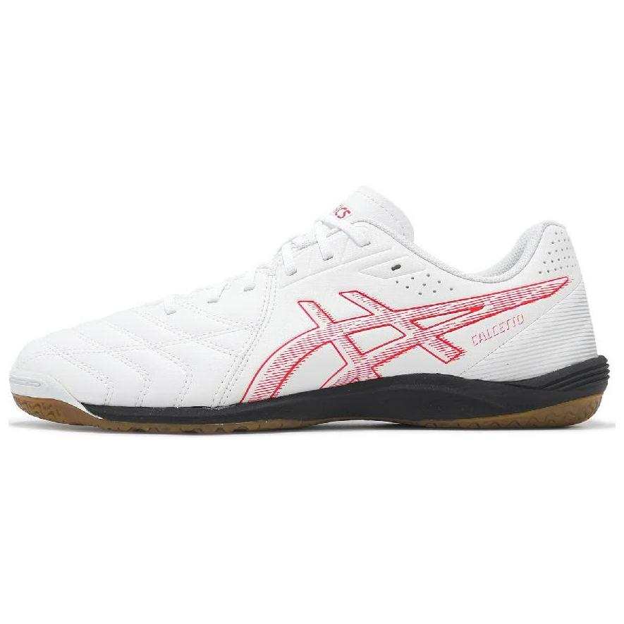 Asics Calcetto Abrasion Resistant Abrasion Resistant Soccer Shoes Men's White 2E Width