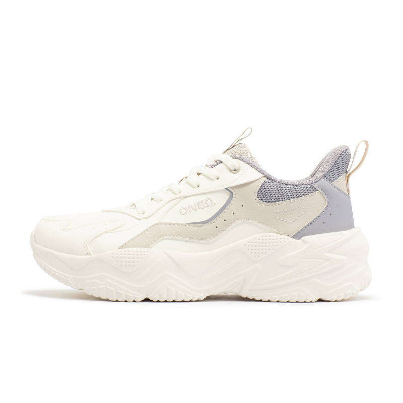 361° Cushioning Abrasion Resistant Lightweight Low top Casual Shoes Women's Feather White Oat Milk
