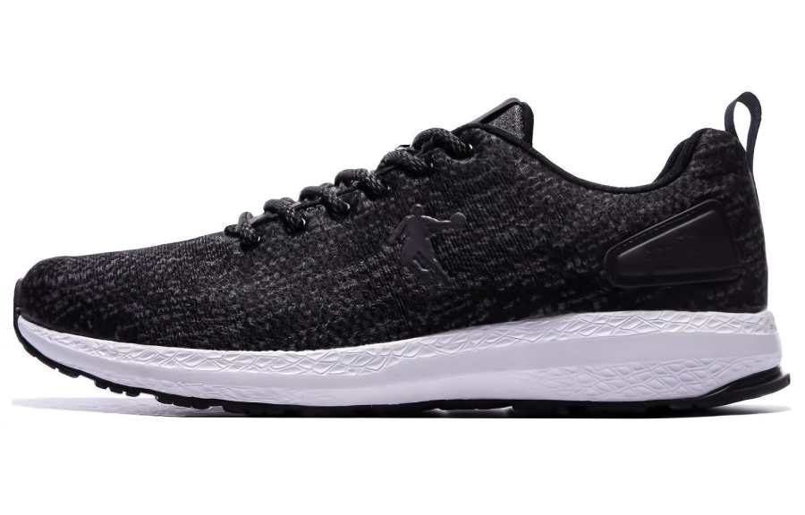 QIAODAN Cushioning Slip Resistant Cushioning Slip Resistant Low top Casual Shoes Men's Black/Stone Gray