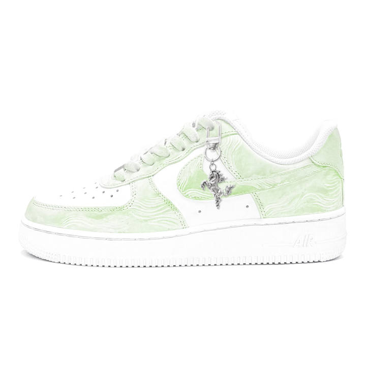 Nike Nike Air Force 1 CNY Horse Year Limited Collection, Spring Bud Green, First Day Culture