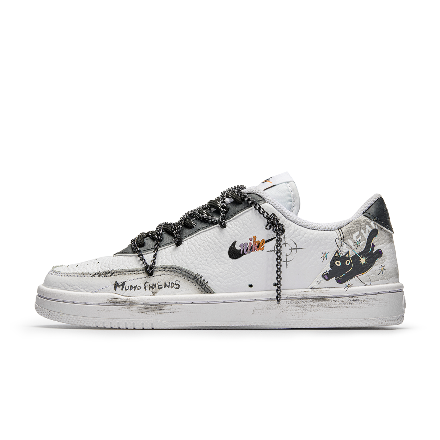 Nike Nike Court ADCDAVINCI Custom, Active Black Kitten Slip Resistant Abrasion Resistant Slip Resistant Abrasion Resistant