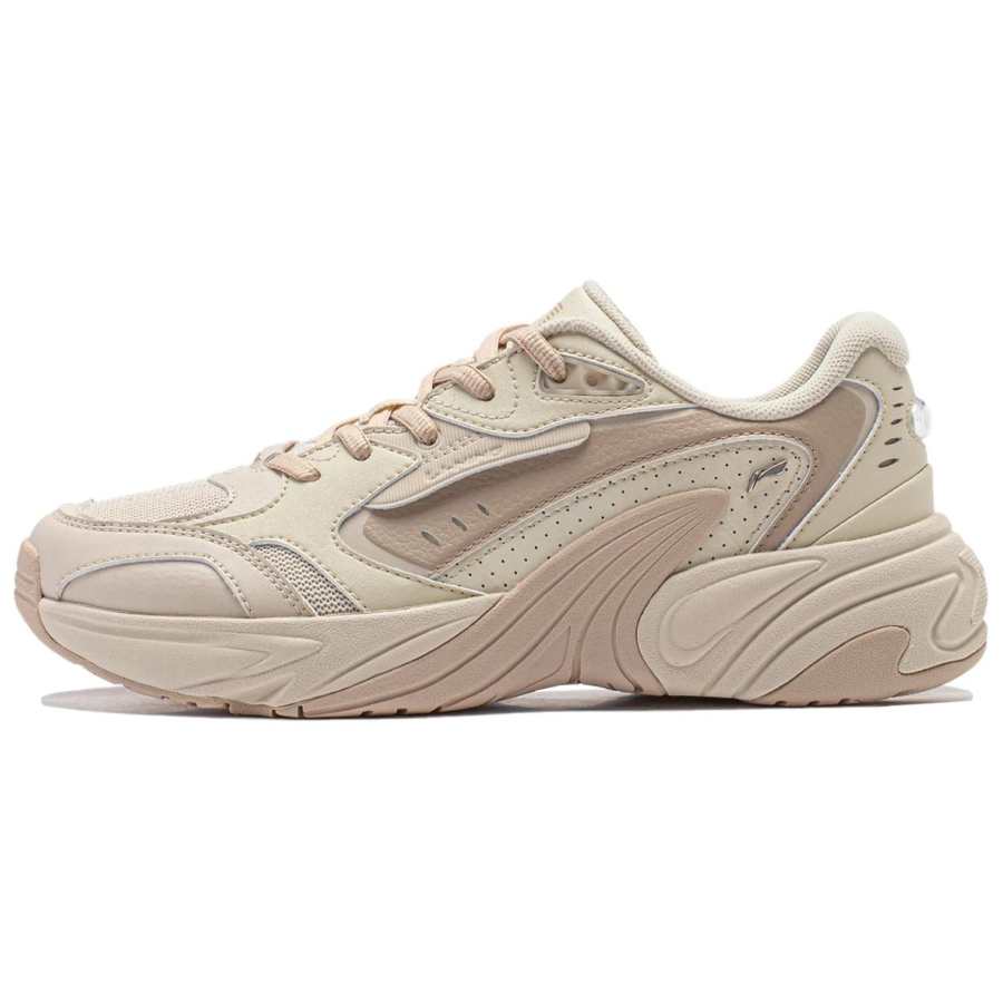 Li-Ning Li Ning Orca Slip Resistant Low top Casual Shoes Women's Beige