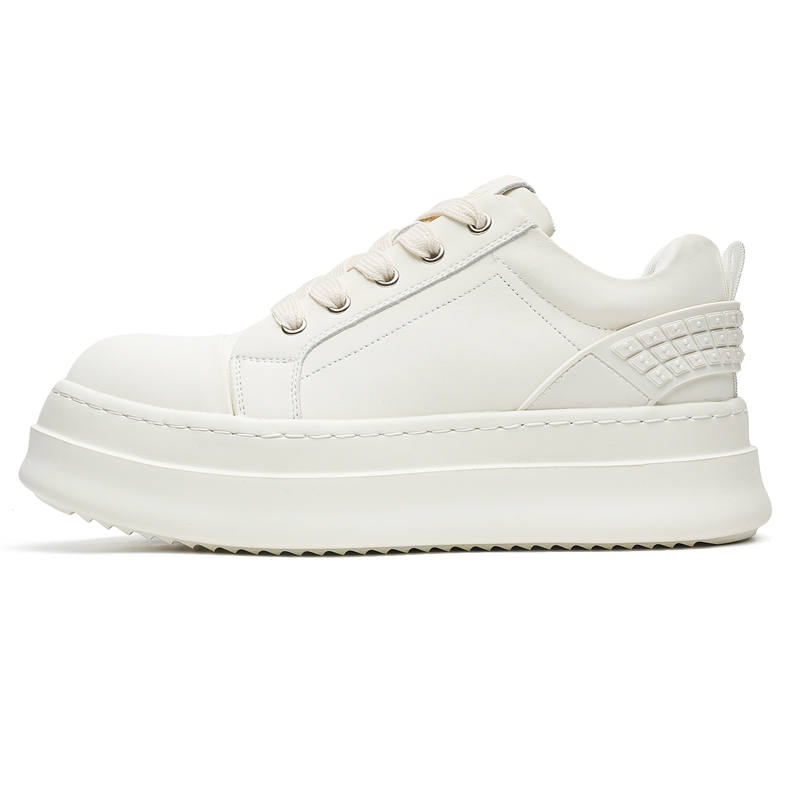 HUOFEIYU Cushioning Slip Resistant Cushioning Slip Resistant Low top Casual Shoes Unisex White