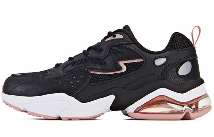 361° Vintage Cushioning Slip Resistant Abrasion Resistant Coverage Low top Sports Casual Shoes Women's Black Gold