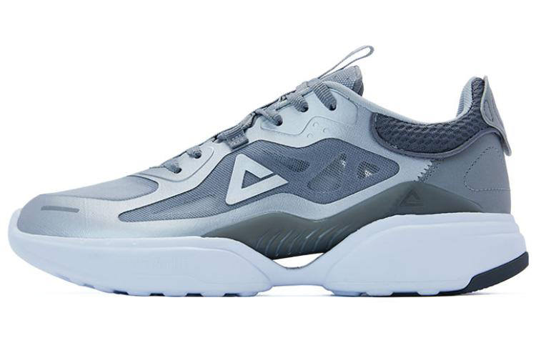 PEAK Fengyi Light Rebound Lightweight And Breathable Low top Sports Casual Shoes Men's Silver Gray