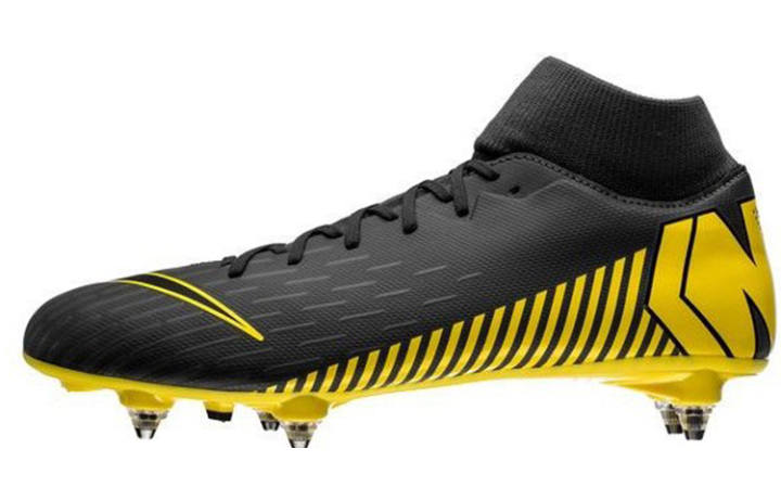 Nike Nike Mercurial Superfly 6 Soccer Shoes Men's Mid Top Gray/Yellow