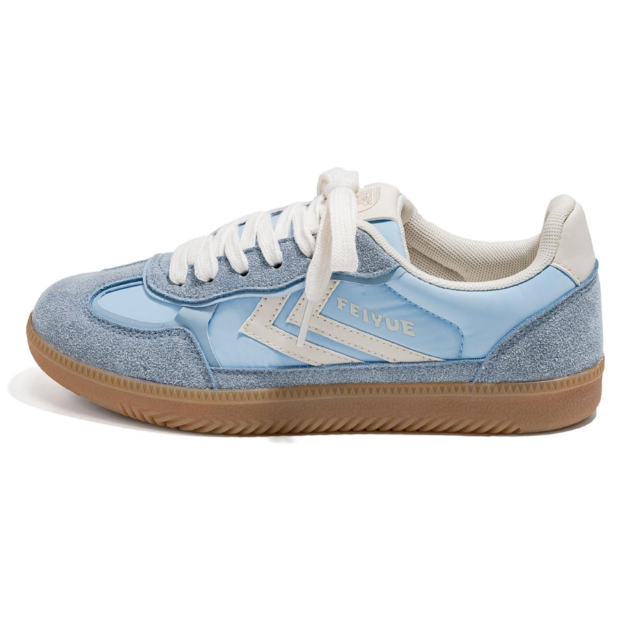 FEIYUE Wear-resistant And Lightweight Low-top Casual Shoes Women's Blue