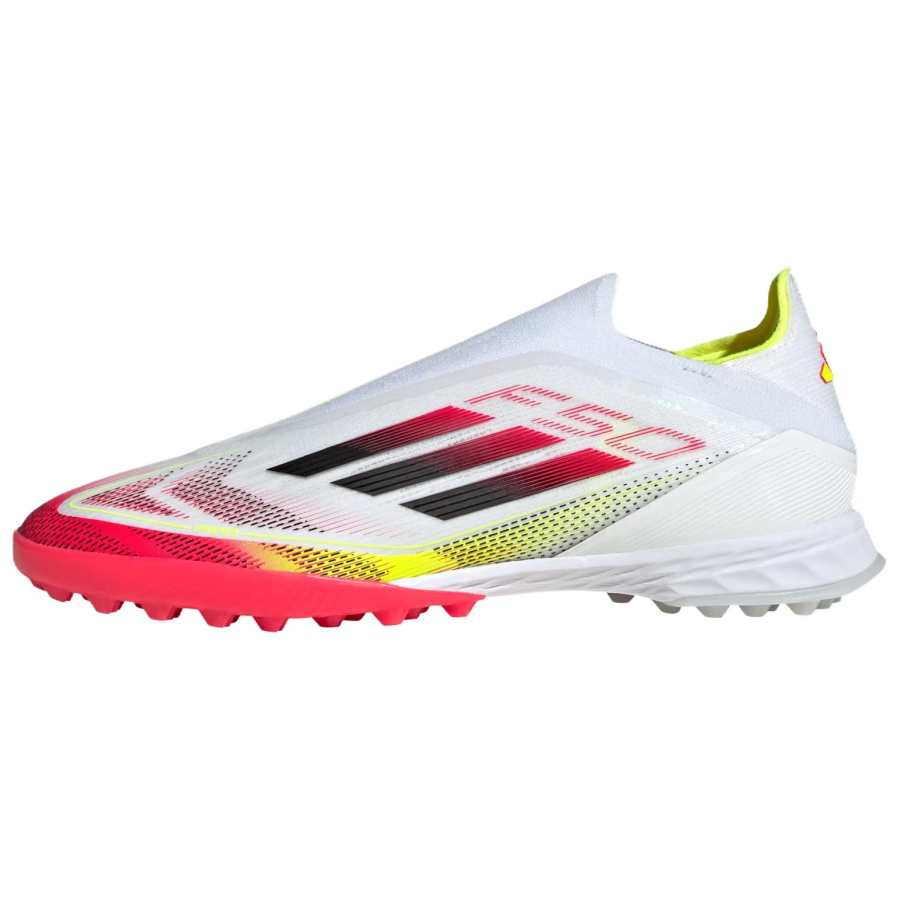 Adidas Adidas F50 PRO Comfortable TF Turf Natural Grass Pu Soccer Shoes Unisex White Red
