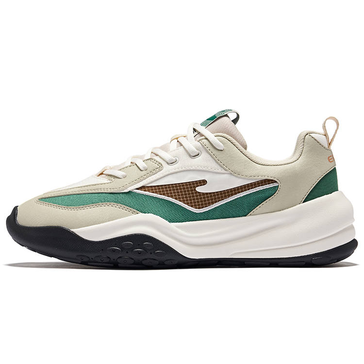 Erke Pudding Wear resistant And Lightweight Low top Casual Shoes Men's Smoke Green Turquoise