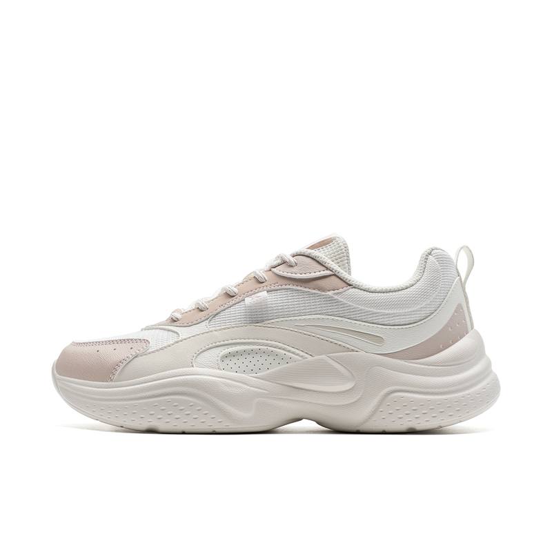 XTEP Height Increasing Abrasion Resistant Height Increasing Abrasion Resistant Low top Casual Shoes Women's