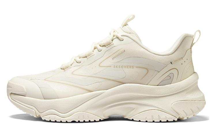 Skechers Street Mesh, Textile Cushioning Abrasion Resistant Breathable Low top Casual Shoes Women's Ivory
