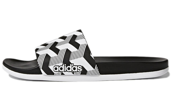 Adidas Adidas Adilette Cf+ Link Slippers 'Black White'