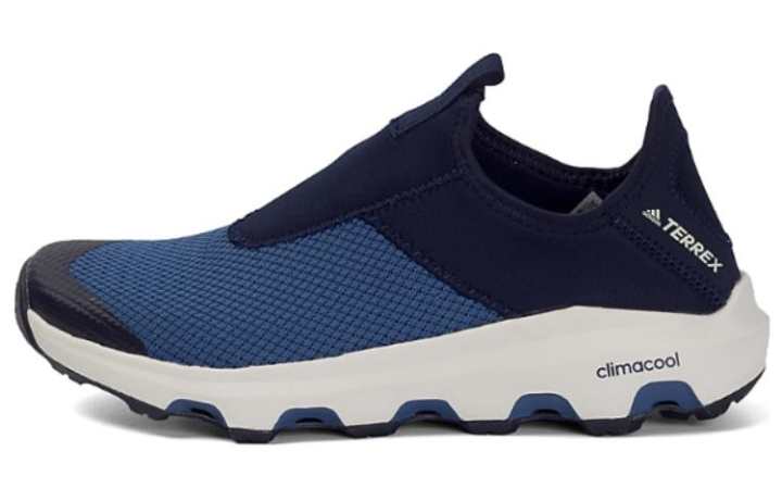 Adidas Adidas Terrex Climacool Breeze Slip Resistant, Abrasion Resistant, Lightweight Low top Outdoor Shoes Men's White Blue