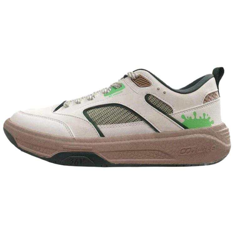 361° Breathable And Lightweight Low top Casual Shoes Men's Beige Brown