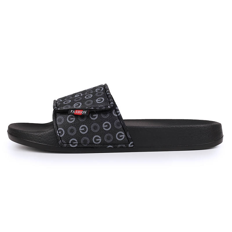 PAIBLOKS Cushioning Quick Dry Slip Resistant Abrasion Resistant Quiet Slide Slippers Men's