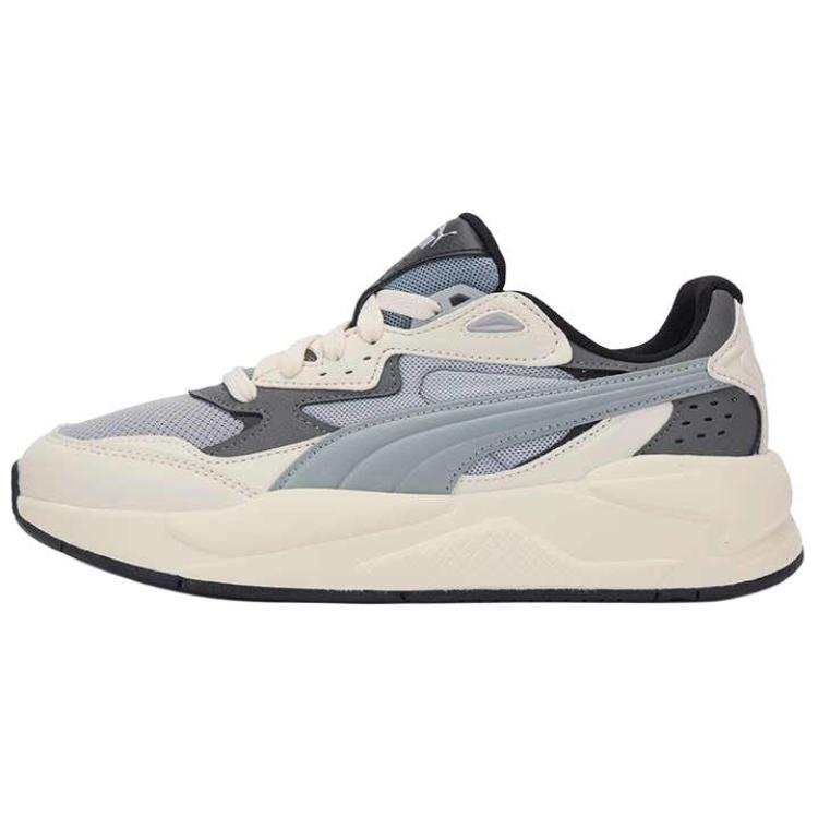 PUMA X Ray Speed Comfortable Abrasion Resistant Low top Casual Shoes Unisex White Gray