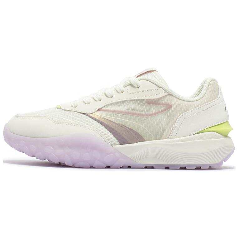 361° Cushioning, Wear Resistant Low top Casual Shoes Women's White Purple
