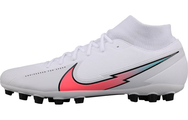 Nike Nike Mercurial Superfly 7 Academy Ag White Flash Crimson